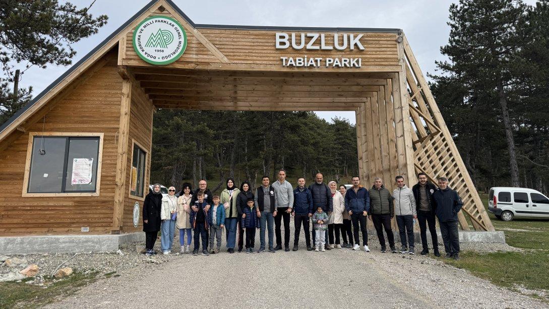 DURAĞAN BUZLUK TABİAT PARKI'NDA ATA'YA SAYGI YÜRÜYÜŞÜ DÜZENLENDİ